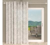 Soleil d'ocre, Tenda trasparente con occhielli spécial vetrata 280x250 cm CELIA kaki