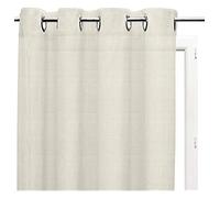 Soleil d'ocre, Tenda trasparente lino con occhielli 280x250 cm LINEN naturale