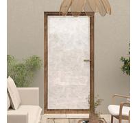 Soleil d'ocre, Tenda trasparente per portafinestra 90x200 cm CELIA kaki