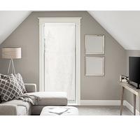 Soleil d'ocre Tendina a Vetro in Cotone Panama, Beige (Ecru), 90 x 200 cm