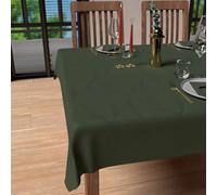 Soleil d’Ocre Luxury Tovaglia anti macchia rettangolare, da 150 x 300 cm, di colore verde