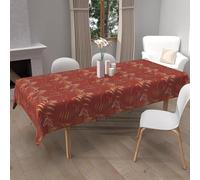 Soleil d'ocre Tovaglia stampata antimacchia rettangolare 140 x 240 cm Flores