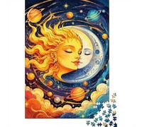 Soleil Lune Espace Puzzle, 1000 pezzi, gioco da interno, per adulti | 52 x 38 cm, in cartone, per esercizi mentali, taglio preciso, appassionati di puzzle, riduzione dello stress