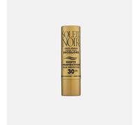 Soleil Noir - Stick Labbra Incolore, Gusto Vaniglia - SPF 30, Alta Protezione Solare - Nutre, Idrate, Protegge - Olio di Macadamia, Burro di Karité - Fabbricazione francese - 4g