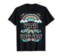 Soleil Vibes Only Cute Retro Girls Soleil Name Maglietta