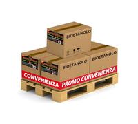 SOLEILUX 100LT Bioetanolo combustibile per stufe Bio 20 Taniche da 5lt - inodore no fumo naturale no zolfo