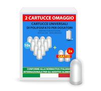 SOLEILUX Cartucce Polifosfati per Caldaia Ricarica Universale da 12 Pastiglie di Polvere Concentrata per Filtrazione Acqua - Funge da Anticalcare e Anticorrosivo