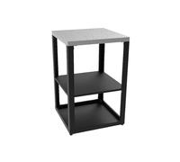 SOLEILUX Cucina Modulare per Esterno in Acciaio e Acciaio Inox - Vari Moduli componibili Fornello, Lavello, Barbecue, Piani - Componi la Tua Cucina (Modulo Piano con scaffale Aperto)
