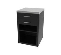 SOLEILUX Cucina Modulare per Esterno in Acciaio e Acciaio Inox - Vari Moduli componibili Fornello, Lavello, Barbecue, Piani - Componi la Tua Cucina (Modulo Piano con 2 cassetti Estraibili)