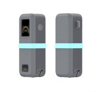Soleilux Custodia in silicone antiurto per Anker per Prime Power Bank 20K 220W, custodia protettiva con organizer per cavi e occhiello (grigio)