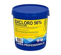 SOLEILUX Dicloro Cloro Granulare 56% Rapido per Piscina - 5 kg, Dicloro Stabilizzato a Rapida Dissoluzione per Trattamento Shock, Mantenimento, Iperclorazione, Pulizia ed Igiene dell'Acqua di Piscine