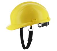 SOLEILUX Elmetto Casco di Sicurezza antinfortunistico da Cantiere Leggero Certificato EN 397 Con Cintino Sottogola e Rotella di Regolazione (GIALLO)