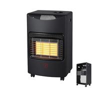 SOLEILUX Stufa catalitica a Gas GPL a Infrarossi "ETNA" 4,2kW 3 Potenze con Accensione Piezo Elettrica Vano Porta Bombola Dispositivo di Sicurezza antiribaltamento, Controllo Fiamma e Livello Ossigeno