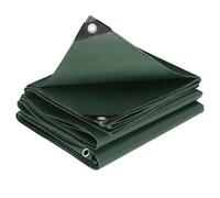 SOLEILUX Telo Impermeabile da Esterno - 300 g/m² Telone con Occhielli Rinforzati, Resistente ai Raggi UV e agli Strappi, per Barche, Legna, Piscine, Mobili da Giardino, Auto - Verde (6mt x 8mt)