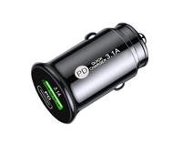 soleilx Caricabatterie Auto Cellulare presa usb C auto Carica Batterie per Auto Accendisigari Usb Caricatore Compatibile con iPhone13 12 Samsung S20 Huawei iPad MacBook AirPods