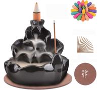 SOLEJAZZ Bruciatore di incenso a riflusso Porta incenso a cascata per decorazion
