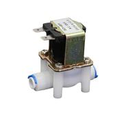 Solenoid Valve 12V 24V 220V 1/4" Hose Pipe Quick Connection Water Purifier Drinking Fountain Pressure Controller Switch(Pressure,220V_OPEN)