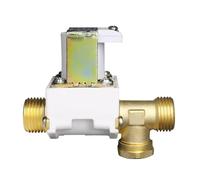 Solenoid Valve, Water, All Copper 1/2 DN15 AC220V DC12V DC24V Pressure Electrical Valve 0.02Mpa~0.8Mpa Normal Close(24V)