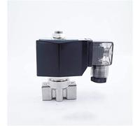 Solenoid Valves Solenoid Valve 1/4inch 150Bar 2way Water High Pressure BSP 220V 24V Orifice 6mm N/C Useful(Onecolor)