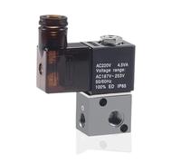 Solenoide 2V025-08 3V1-06 AC110V/220V DC12V/24V Valvola compressore Valvola solenoide pneumatica normalmente chiusa(3V1-06 AC24V)