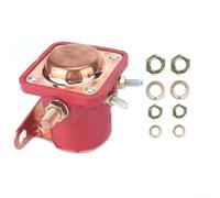 Solenoide di avviamento per relè per Ford, Jeep, Mercury, Lincoln; interruttore elettromagnetico da 12 V B6AZ-11450A; per ricambio auto rosso nero (rosso)