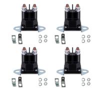Solenoide di ricambio per motore a bobina in ottone, 12 V, 4 pezzi, kit relè per tosaerba Castel Garden