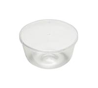 SOLEPLASTIC Contenitori Per Dolci Liscio Con Coperchio Contenitori Per Dolci In Plastica Riutilizzabili Ideale Per Zuccotti (300, 25)