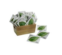 SOLEPLASTIC Salviettine Umidificate 9X7 Cm Salviette igienizzate Imbustate Singolarmente Al Thè Verde (500)