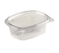 SOLEPLASTIC Vaschette Per Alimenti 1000 Cc Vaschette Plastica Ovali Salvaliquidi Trasparenti (200)