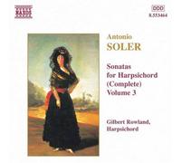 Soler, A. - Sonatas for Harpsichord 3 by Soler, A. (2000) Audio CD