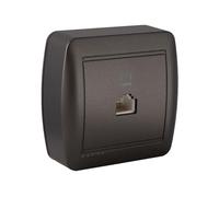 E_0002_S7923564 Solera Presa per telefono e ADSL Solera Mural Grafite RJ45 Telef