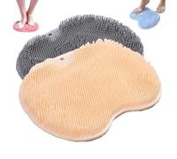 Solespa Hands-Free Silicone Foot Scrubber Mat, Solespa Foot Scrubber, Silicone Shower Feet Scrubber Mat with Non-Slip Suction Cups, for Feet Cleaning with Suction Cups, Easy to Clean (Set-3)