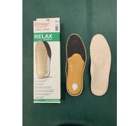 Soletta anatomica in pelle relax PRESTIGE arco plantare e goccia al metatarso
