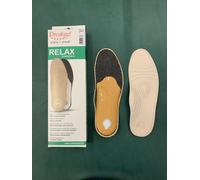 Soletta anatomica in pelle relax PRESTIGE arco plantare e goccia al metatarso