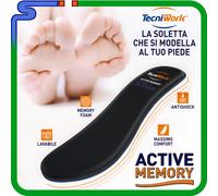 SOLETTA ANTISHOCK ACTIVE MEMORY TECNIWORK CHE SI MODELLA AL TUO PIEDE - SOLETTE