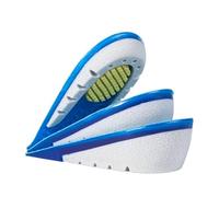 Solette Altezza Soletta rialzata Aumento dell'altezza Mezze Scarpe Pad Uomo Donna Gel di Silicone Tacco in Crescita Invisibile Suole di Sollevamento 1-3 cm(1 CM)