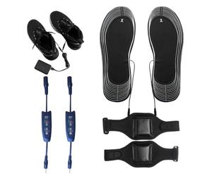 Solette autoriscaldanti - Solette riscaldate per il freddo, inserti per scarpe alimentate a batteria, scaldapiedi termici ricaricabili | Solette termiche per piedi caldi per uomini donne famiglia