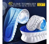 Solette con supporto arcuato 4D, ultra cuscinatura in memory foam e gel ammortizzante, tecnologia anti-odore e sollievo dalla pressione, ideali per running, trekking, lavoro, comfort per stare in pied