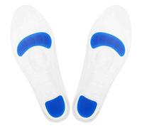 Solette di supporto per in silicone, solette per assorbimento degli urti Sollievo dolore Fascite plantare Supporto per plantare traspirante PU Solette sportive uomo Donna(39-40)
