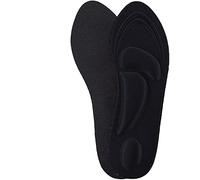 Solette In Memory Foam Cuscinetti In Gel Inserti Per Scarpe Comfort Cuscinetti Di Supporto Di Ricambio Assorbenti Il Sudore Per Camminare, Jogging, Corsa E Escursioni,Nero Attractive design