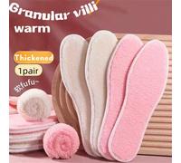 Solette invernali calde e anti-calore - Rivestimento in velluto di agnello e pile spesso, traspirante e resistente agli odori, unisex per uomo e donna, comfort per tutto l'anno per calzature casual e