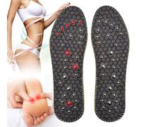 Solette Magnetiche Per Dolori Con 58 Aree Di Massaggio Magnetico,Solette Magnetiche Agopuntura Per Il Massaggio Del Piede Migliore Per Uomo Donna,Migliorare La Circolazione Sanguig(Size:41,Color:Nero)