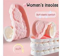 Solette per donne super morbide, indolori e simili a nuvole, con massaggio, traspiranti e deodoranti, riducono la fatica da lungo stare in piedi, sembra di camminare sulle nuvole, colore rosa EUR35-36