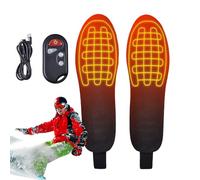 Solette per scarpe riscaldate, solette riscaldate elettriche - Indoli riscaldati caldi e confortevoli - Solette calde di lunga durata, solette riscaldanti USB per la caccia all'aperto, lo s