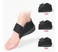 Solette rialzanti da 3 cm, anti-fatica, con cuscinetti in silicone ammortizzanti per il tallone A,BColore unicoPoliestere