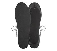 Solette ricaricabili USB, solette riscaldate, 1 paio di solette elettriche USB riscaldate invernali, Solette lavabili da uomo e da donna tagliate su misura per la stagione fredda per lo sci, il campeg