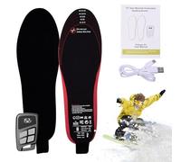 Solette riscaldabili per scarpe 3500 mAh | inserti plantari elettrici con calore regolabile | inserti 3 modalità regolabili con comando per escursionismo ciclismo sci moto lavoro esterno