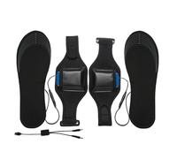 Solette Riscaldanti Ricaricabili - Solette Elettriche | Scaldapiedi Ricaricabile, Rete Traspirante Tagliabile Con Ricarica USB, Scaldapiedi Morbidi Con Batteria Da 8000 MAh E Custodia Per La Stagione