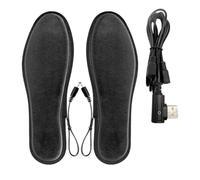 Solette riscaldate da uomo, inserti per scarpe riscaldate, solette riscaldate, 3 impostazioni di calore, solette termiche, solette riscaldanti traspiranti, inserti in pantofola