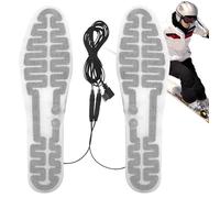 Solette riscaldate ricaricabili - cuscinetti riscaldanti elettrici | Cuscinetti per scarpe di ricarica USB a temperatura regolabile per comfort invernale, passeggiate all'aperto, freddo, viaggi